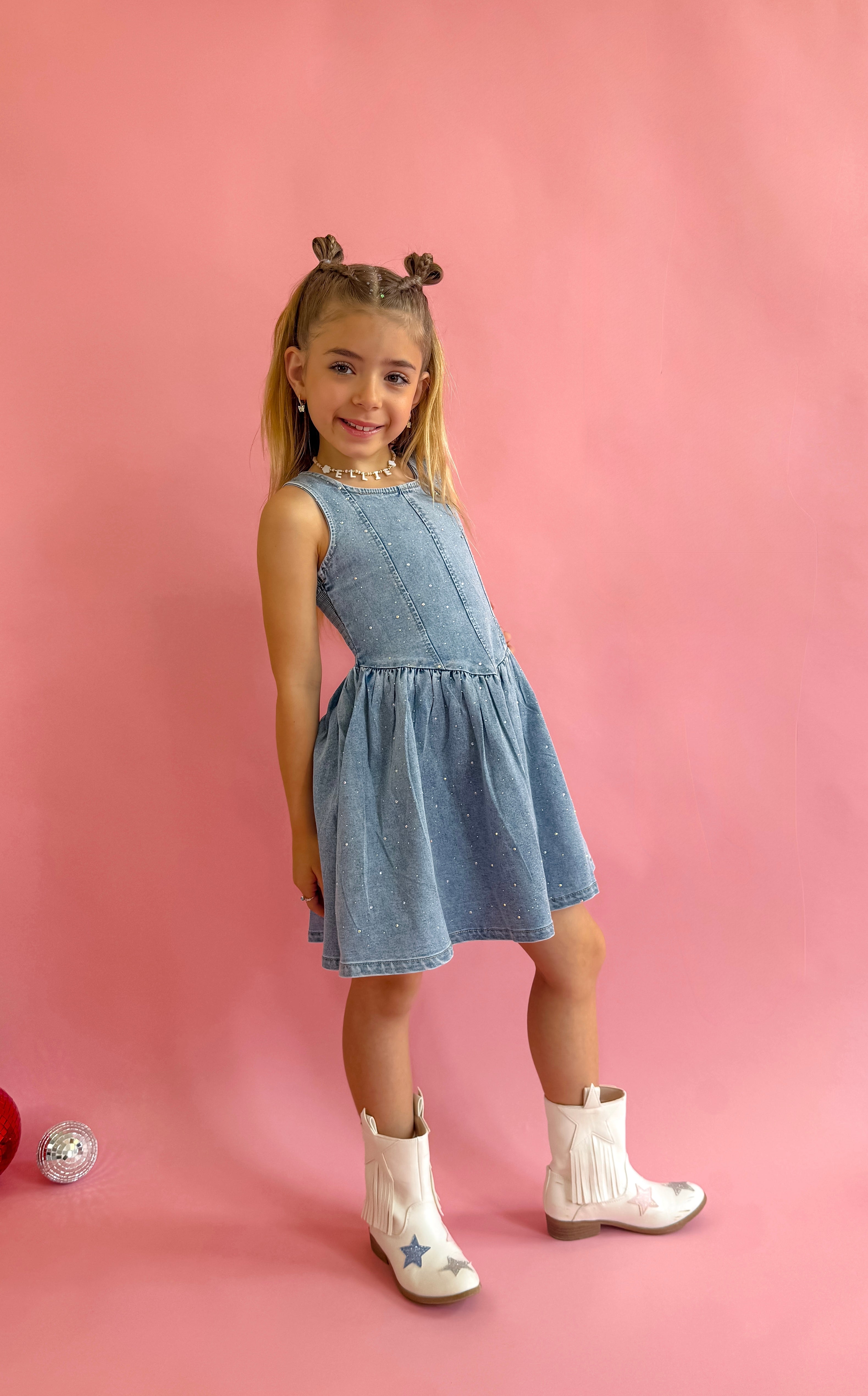 ellie denim dress Ellie Denim Dress