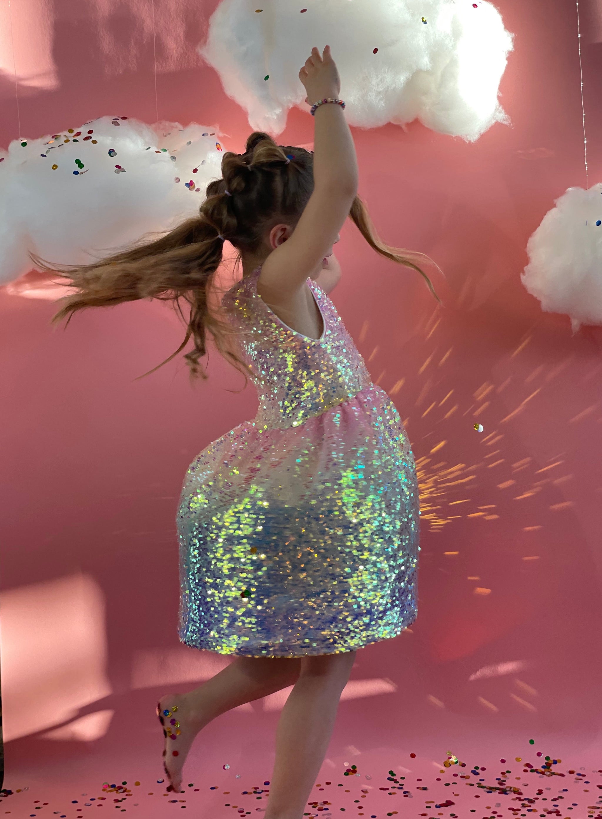 open lace back dress Ombre Sequin Dress – Ellie + Mila